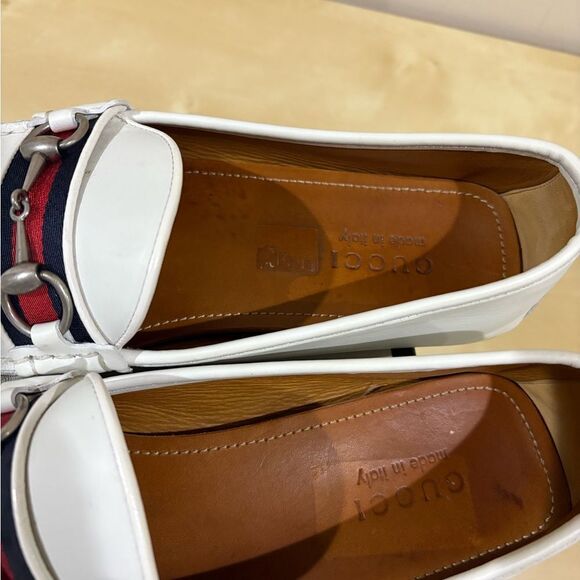 Gucci Driver Loafers White main image 4